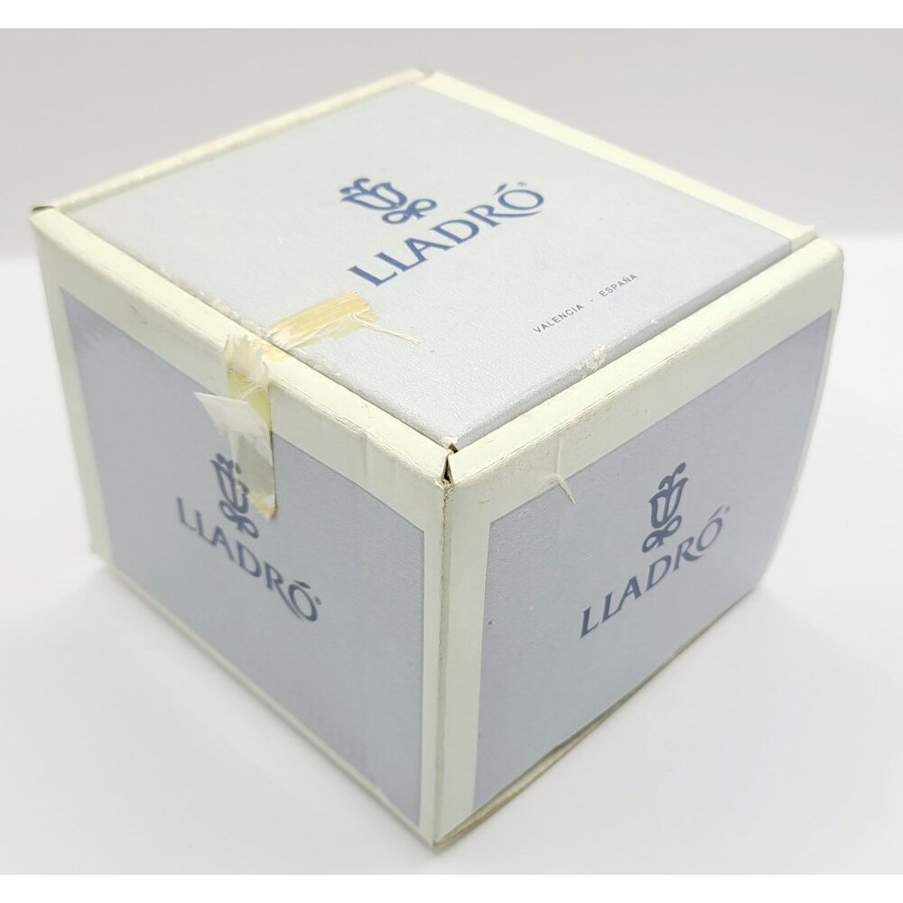 Lladró Summer Bell Ornament 17614 Mint Green Ribbon Porcelain Vtg 1992 In Box - Picture 14 of 14